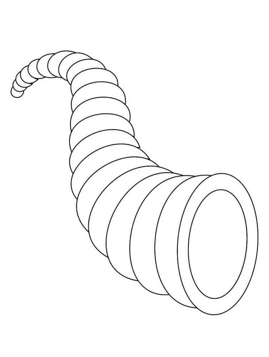 Cornucopia coloring page - Free printable