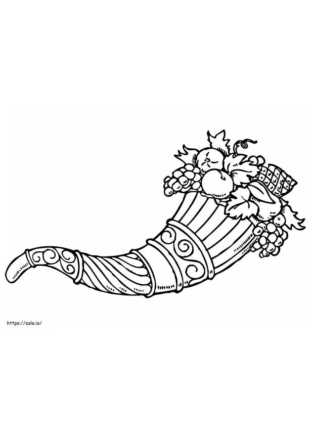 Cornucopia 10 coloring page