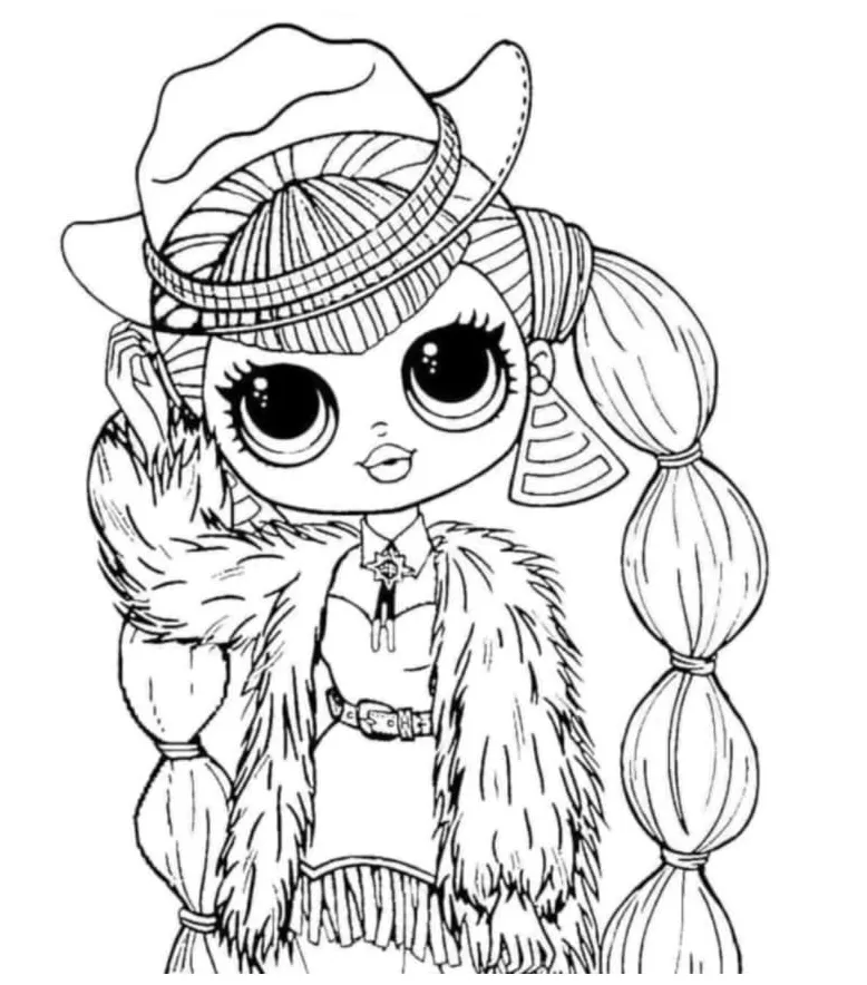 Cosmic Nova LOL OMG Coloring Page - Free Printable Coloring Pages for Kids