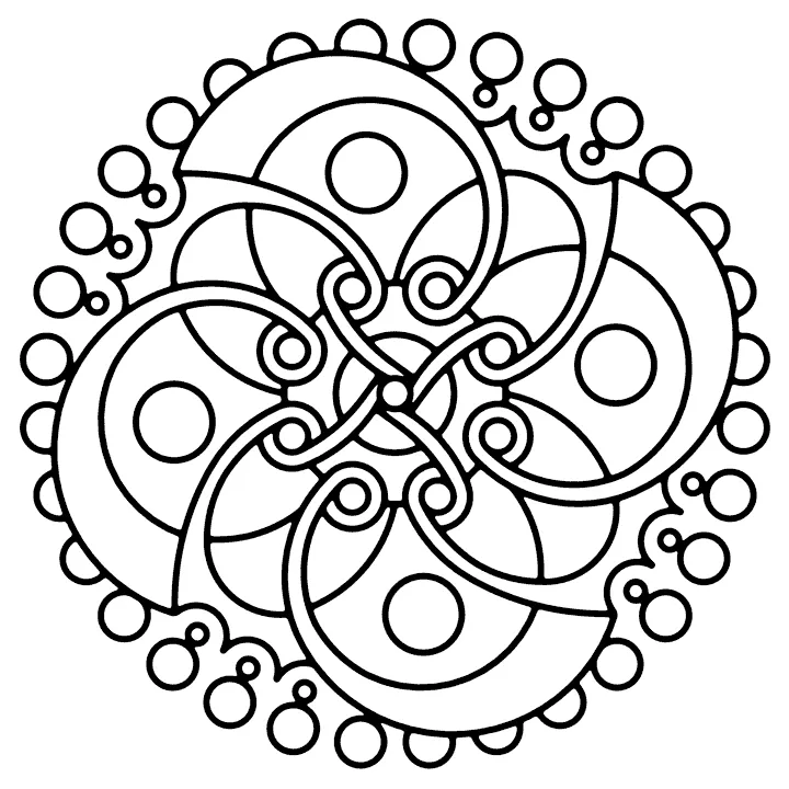 Cosmic coloring page coloring