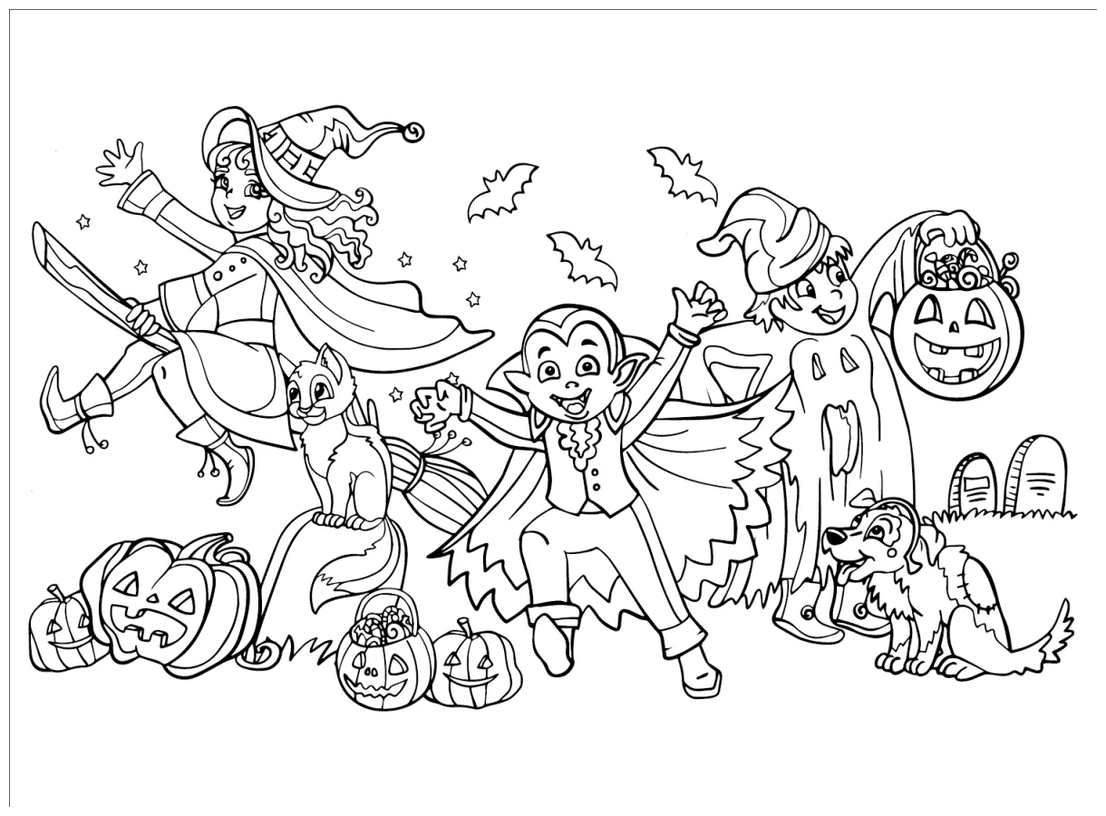 30+ halloween s free printable pdf & online coloring