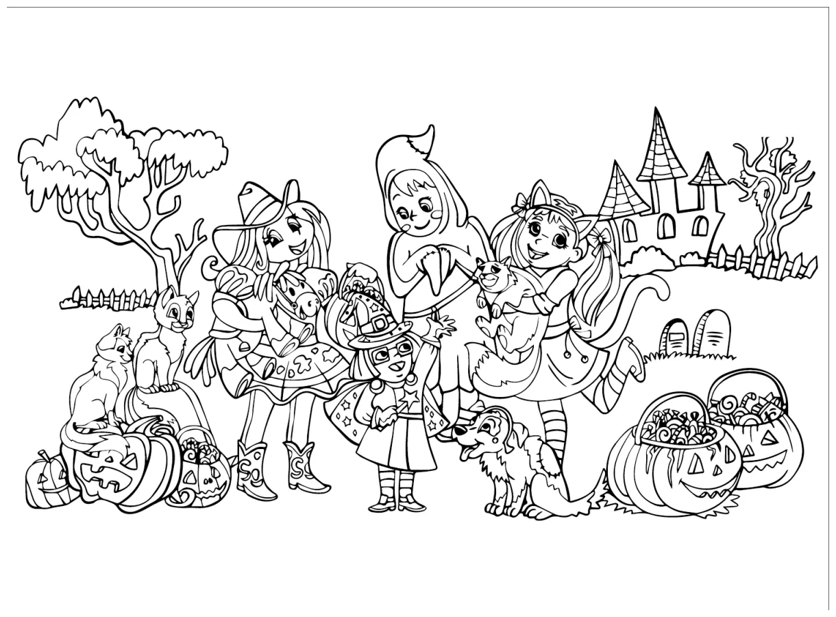 30+ halloween s free printable pdf & online coloring