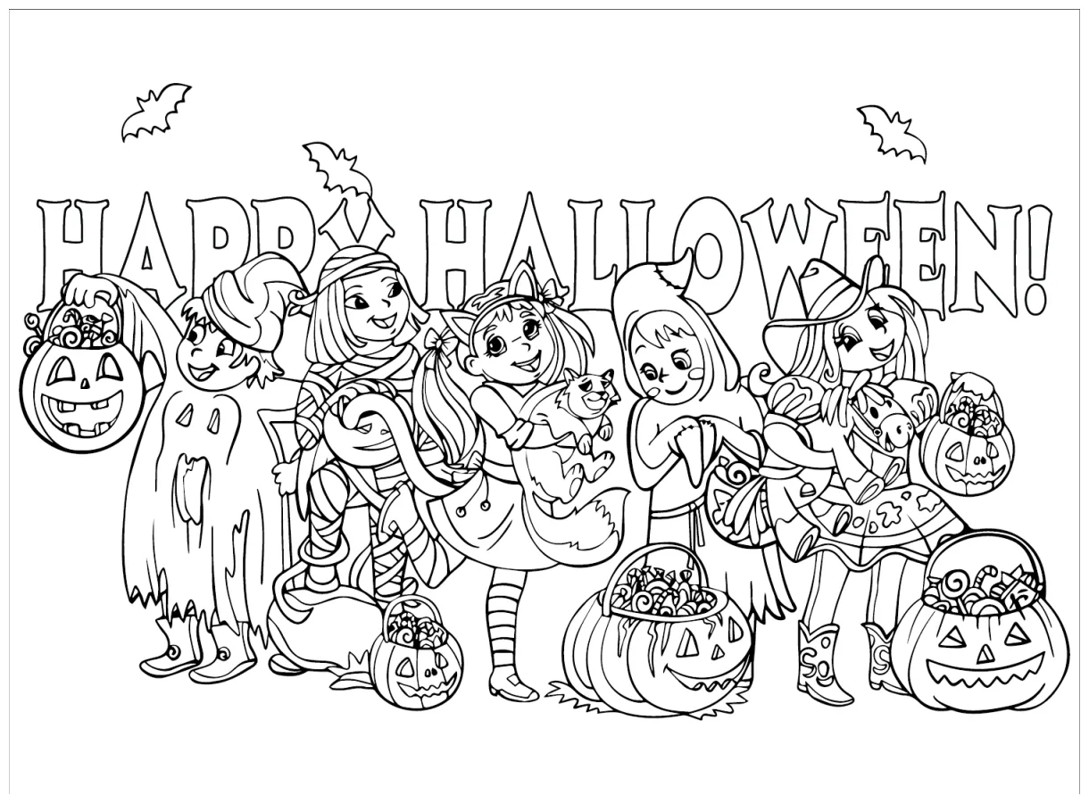 Coloring sheet halloween costume free printable coloring pages