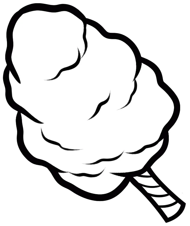 Cotton Candy Coloring Pages - Coloring Home