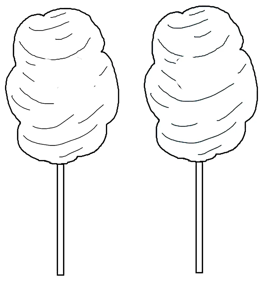 Cotton candy coloring pages coloring home