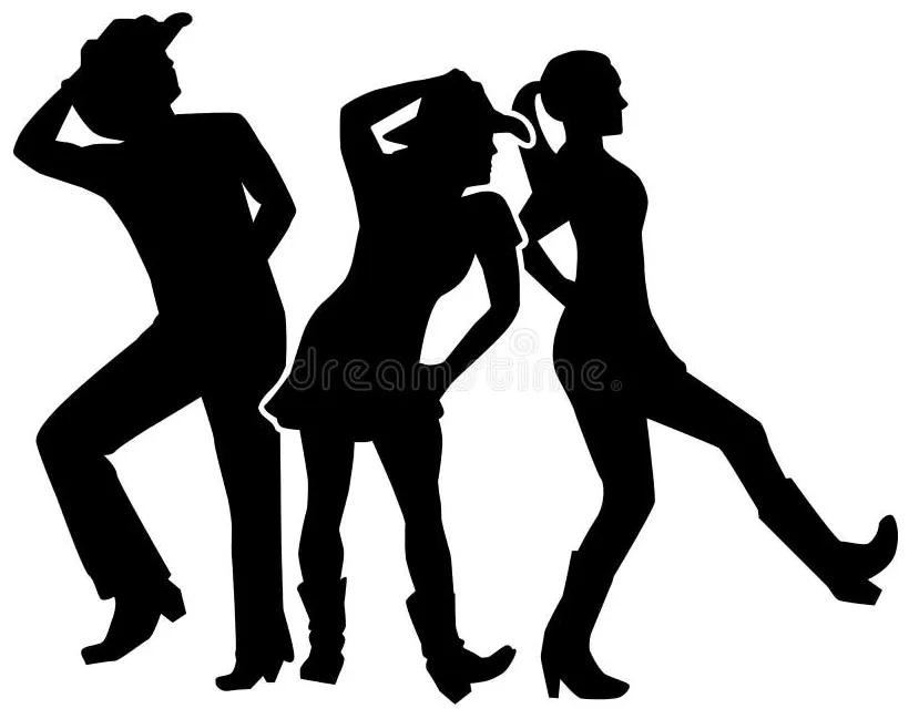 Country line dance stock illustrations 722 country line dance stock