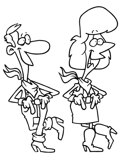 Dance coloring pages