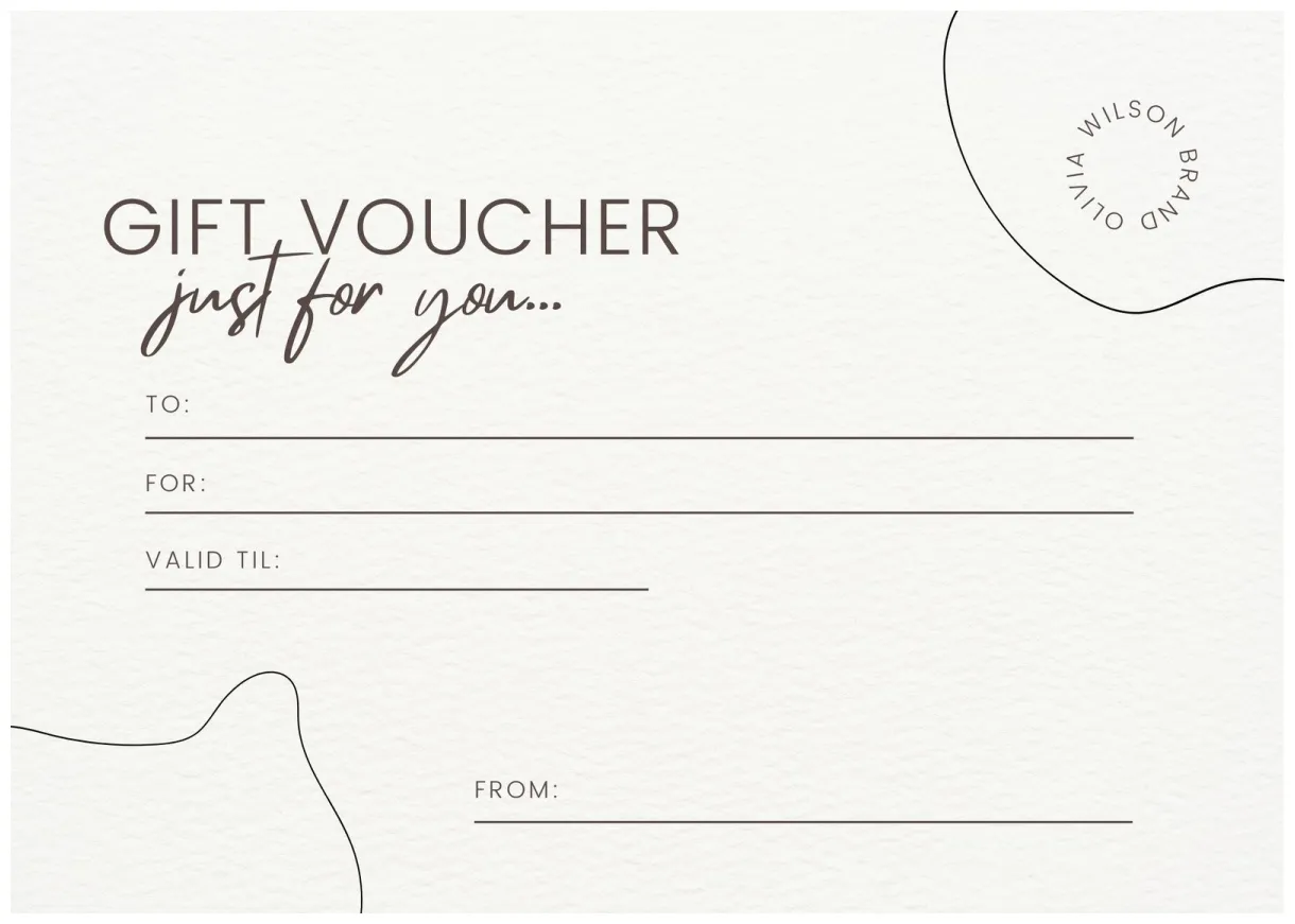 Gift certificate