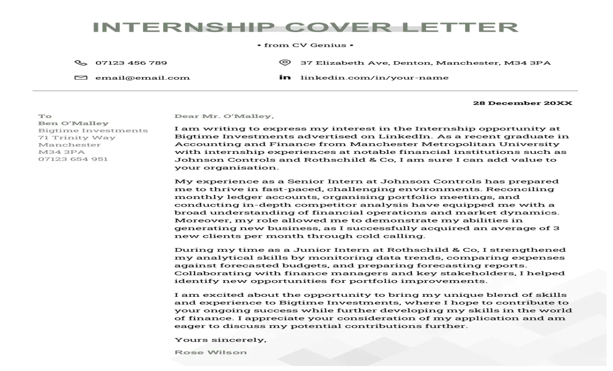 — example & how to write