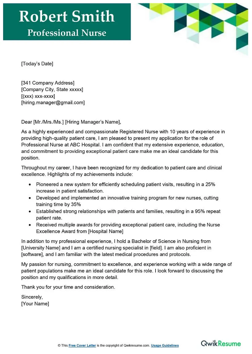 Nursing cover letter example nursing assistant cover letter samples
