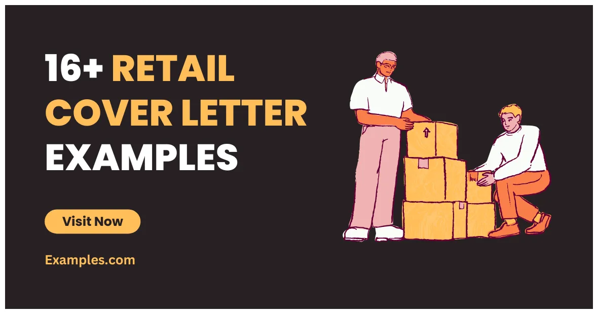 16+ Retail Cover Letter Examples to Download