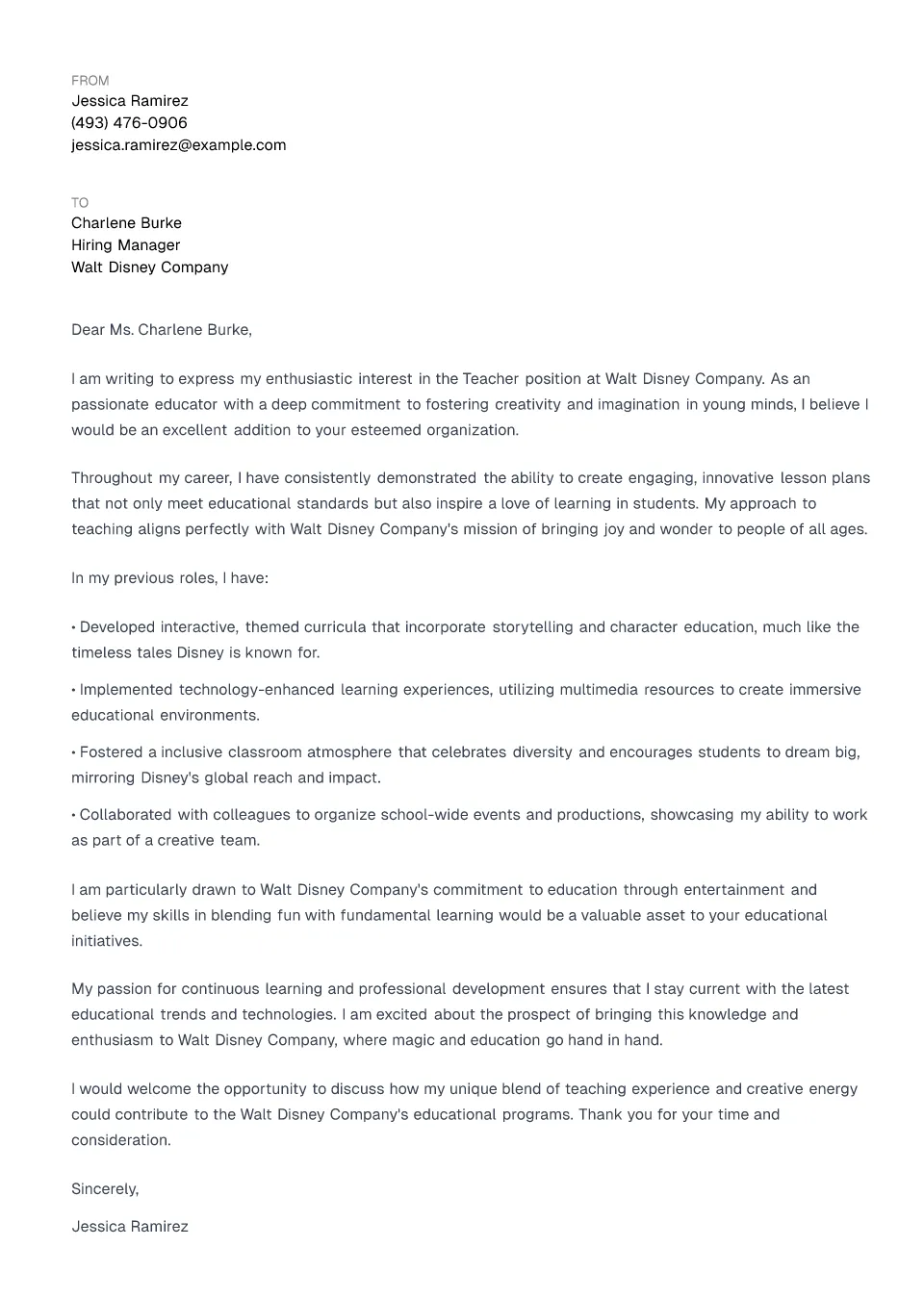 How to Write a Teacher Cover Letter (With Example)