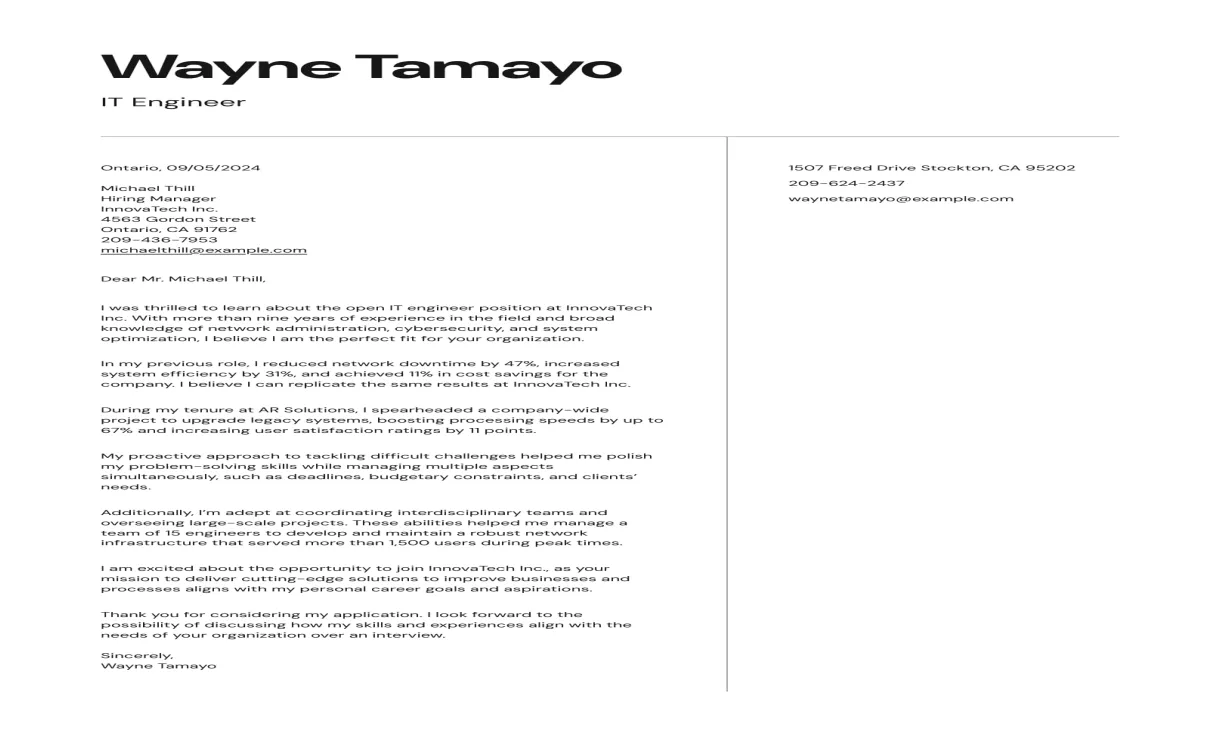 Best cover letter examples for your job application [2025]