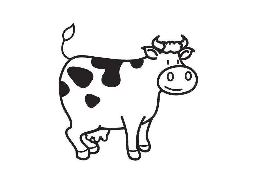Coloring page cow free printable coloring pages img 18092