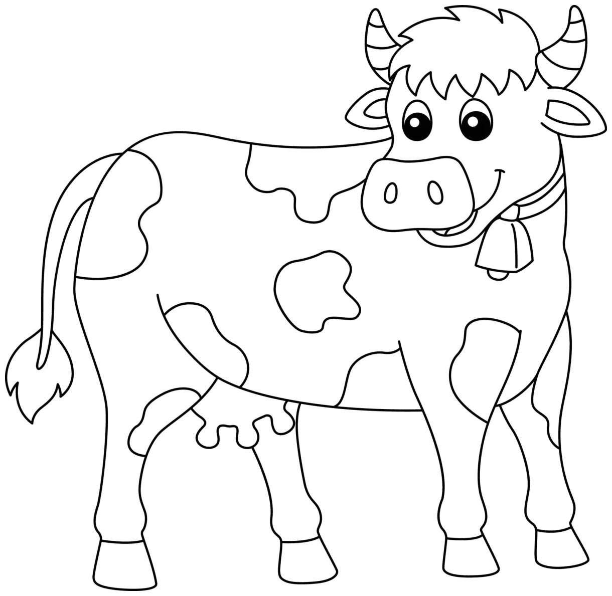 Vector art, icons, and graphics for printable coloring page