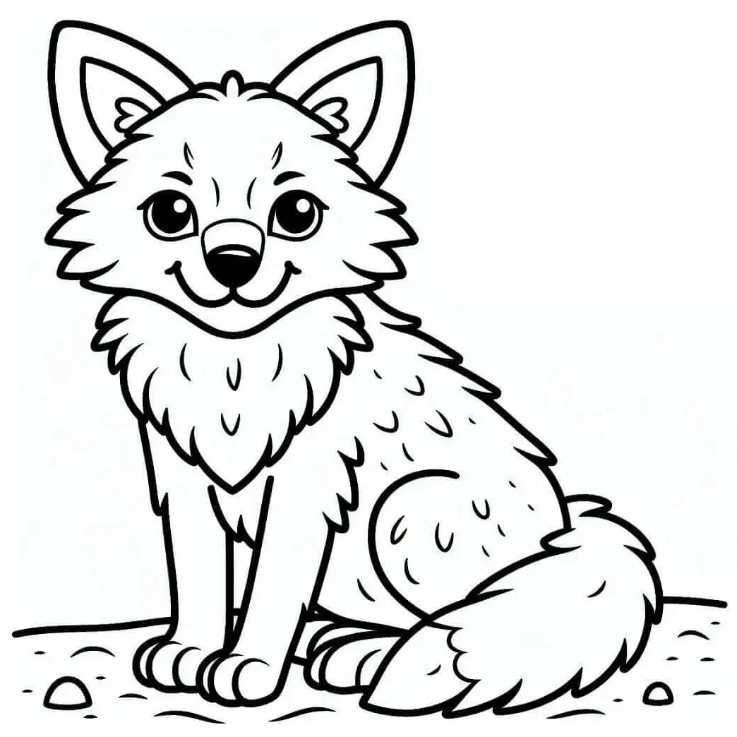 Coyote coloring pages coloringlib printable coloring page