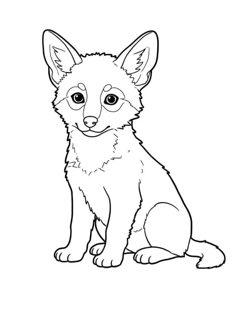 Coyote coloring pages coloringlib printable coloring page