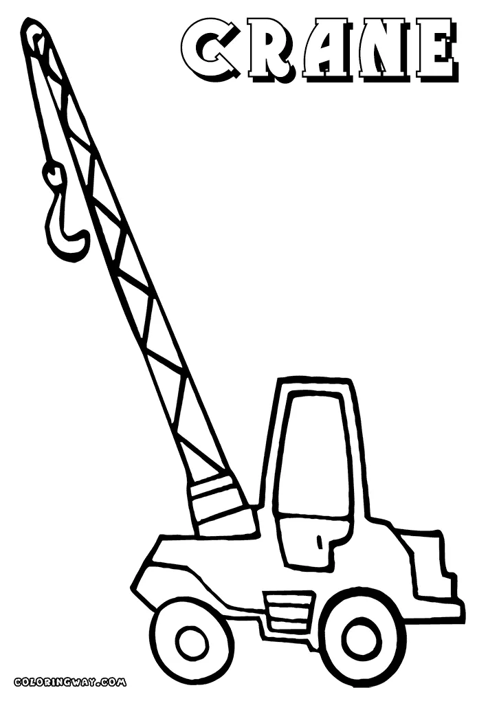 Crane coloring page coloring home