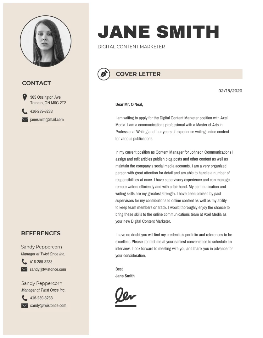 Cover letter designs – Artofit