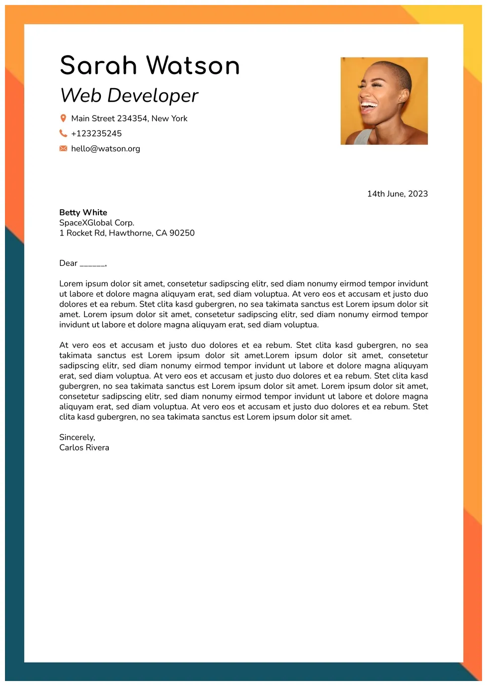 50+ Free Cover Letter Template | Edit Online & Download
