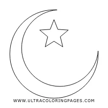 Crescent coloring page ultra coloring pages