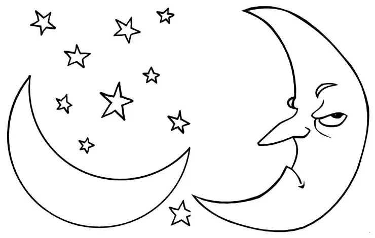 Crescent coloring page at getcolorings free printable colorings