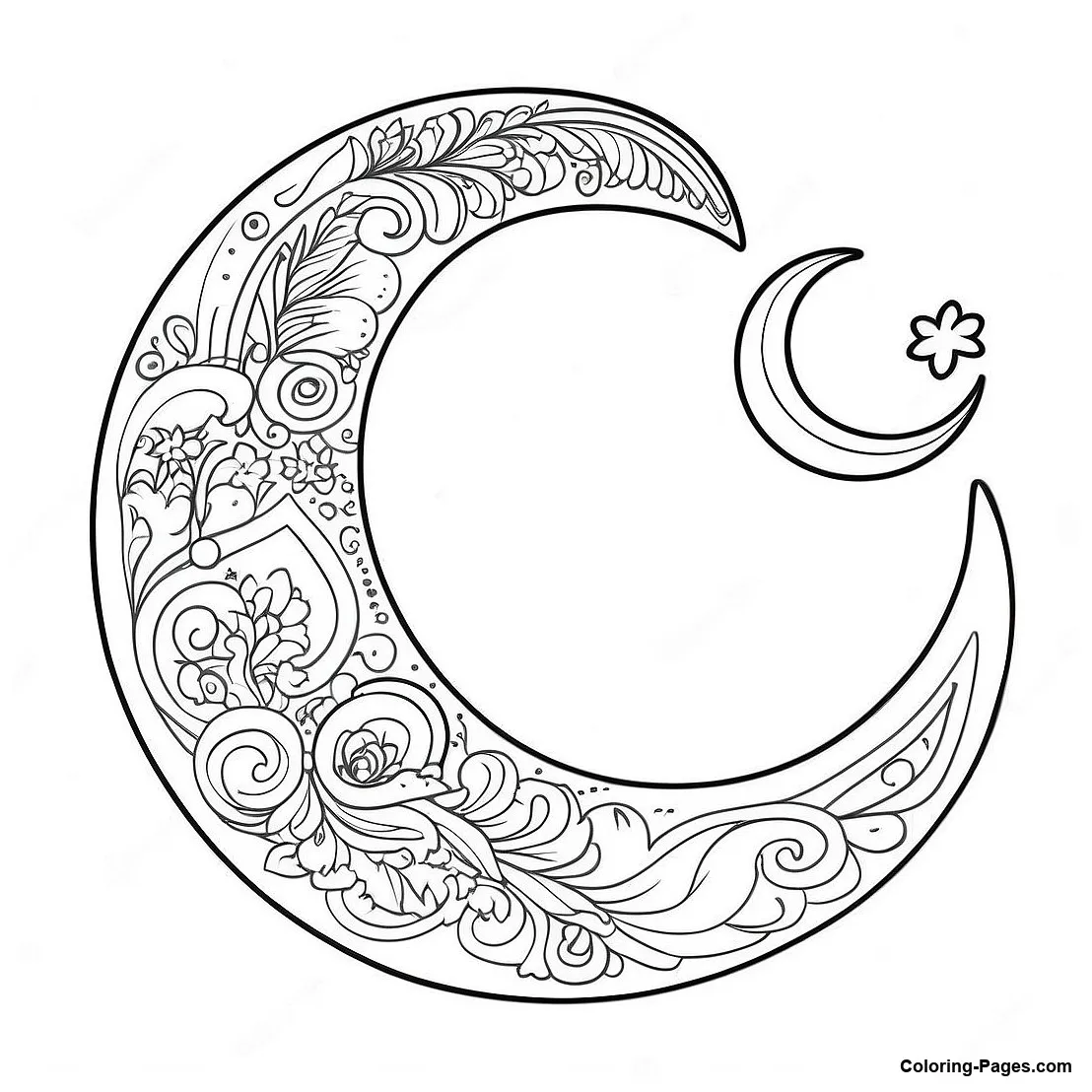 Elegant coloring-pages