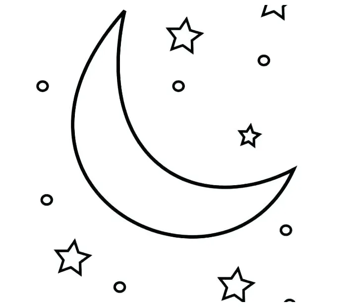 Crescent coloring page at getcolorings free printable colorings