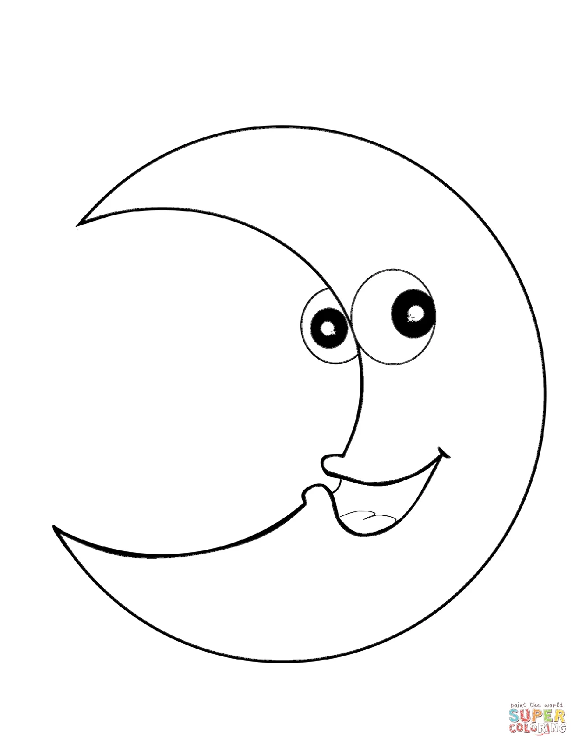 Smiling free printable coloring pages