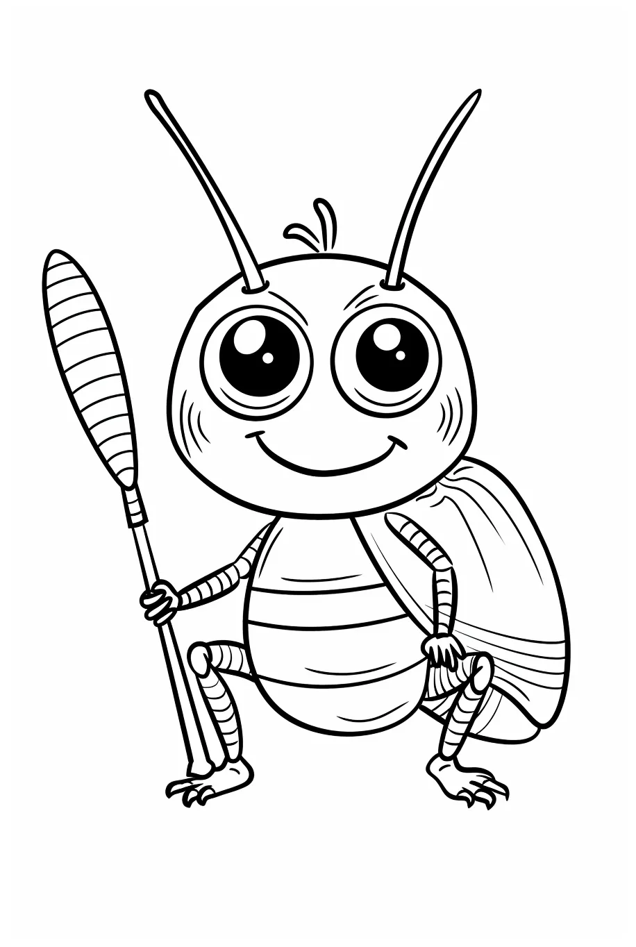 Cricket coloring pages coloringdraft