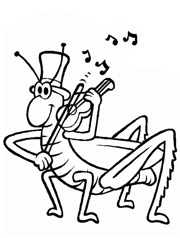 Cricket coloring pages at getcolorings free printable colorings