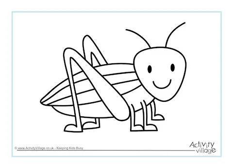 Cricket coloring pages at getcolorings free printable colorings