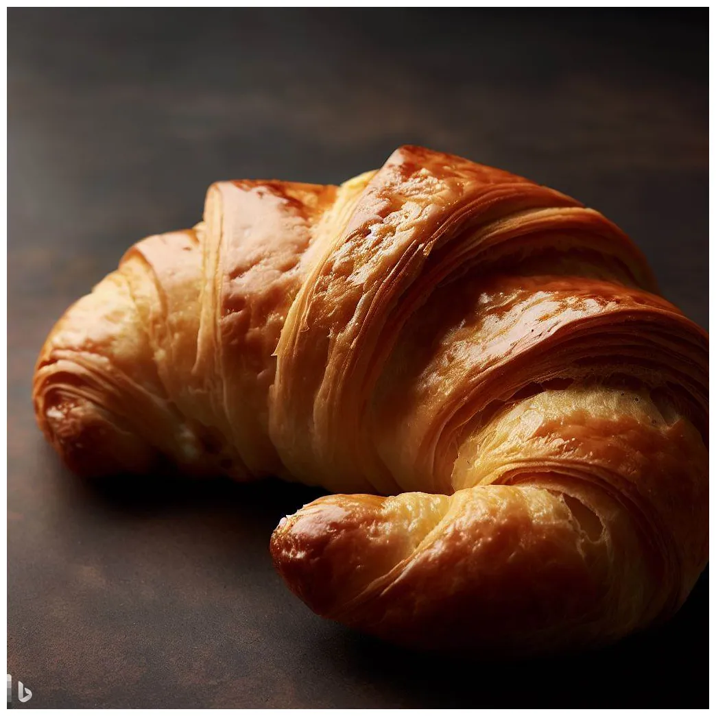 Classic french croissant