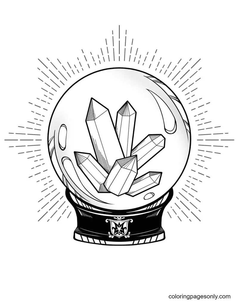 72 crystal coloring pages coloringpagesonly