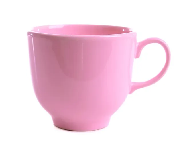 Premium cup isolated on white