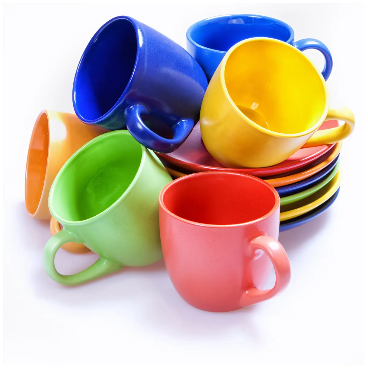 Free cups beverage, plate, many jooinn