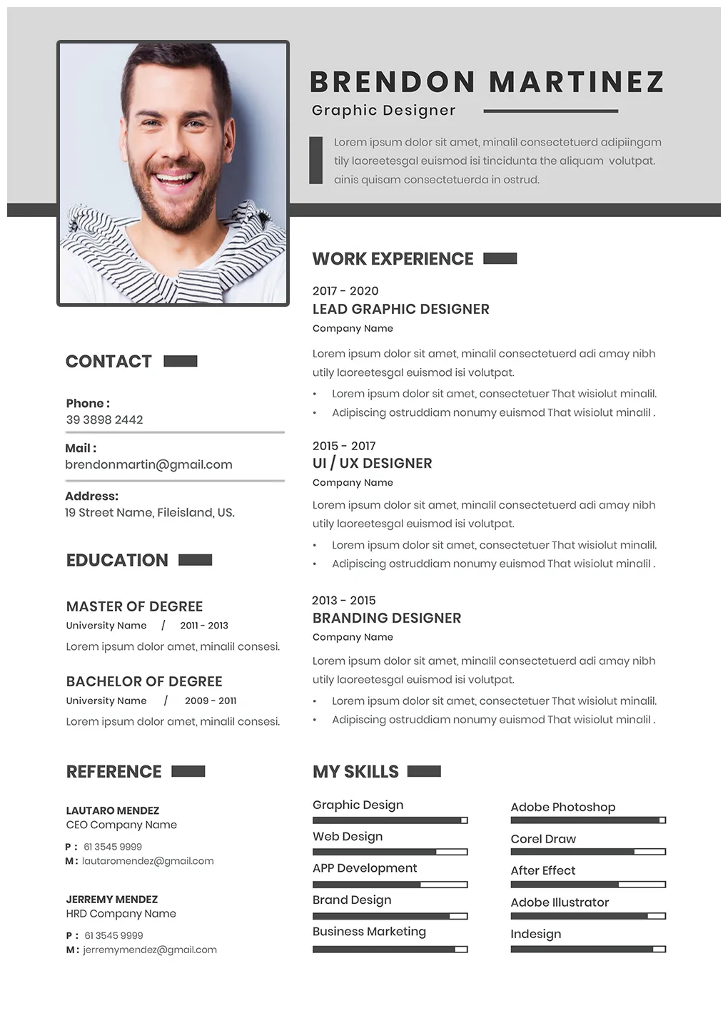 Curriculum vitae cv format templates ponasa
