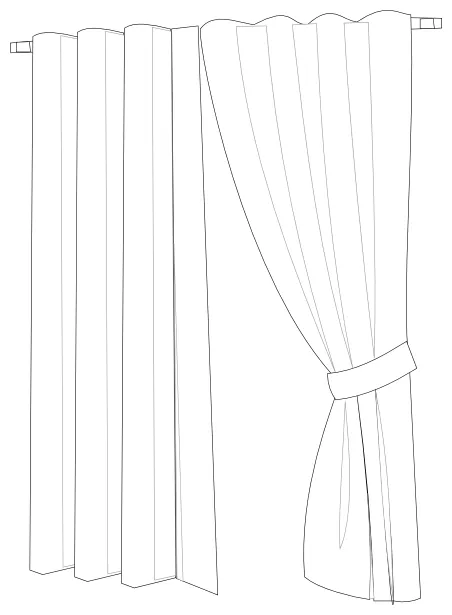Curtain free coloring pages printable coloring page
