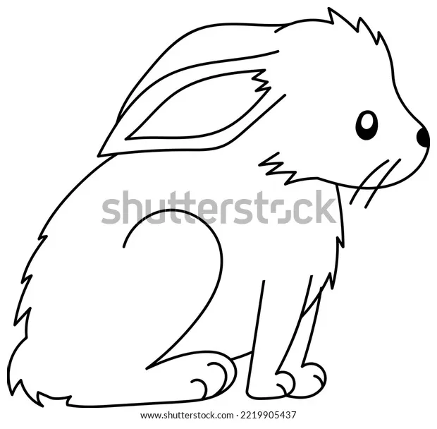 Cute coloring page kids cartoon baby stock vector