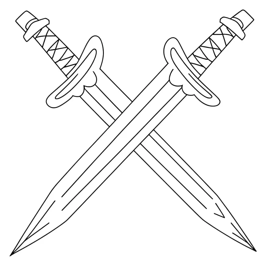 Sword coloring pages coloringlib