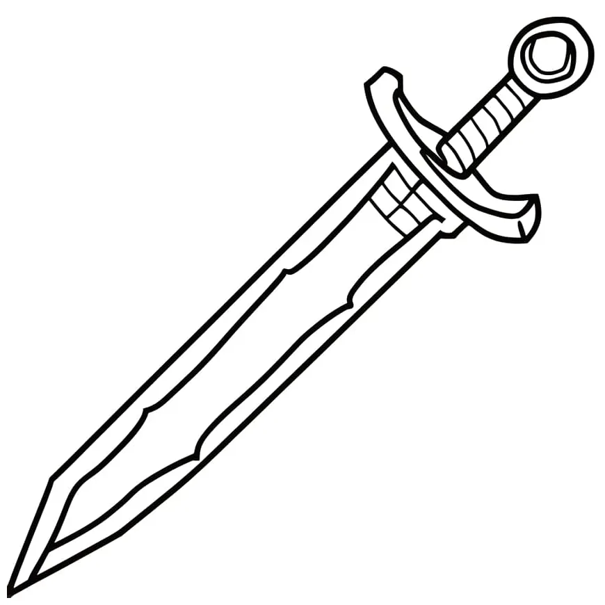 Sword coloring pages coloringlib