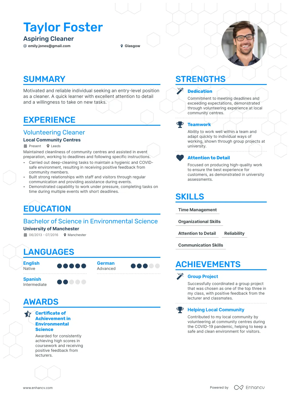 3 Cleaner CV Examples for 2023