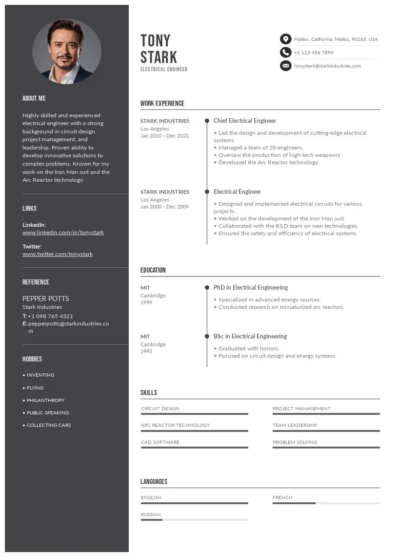 14 Top Electrical Engineer Resume Examples for 2025