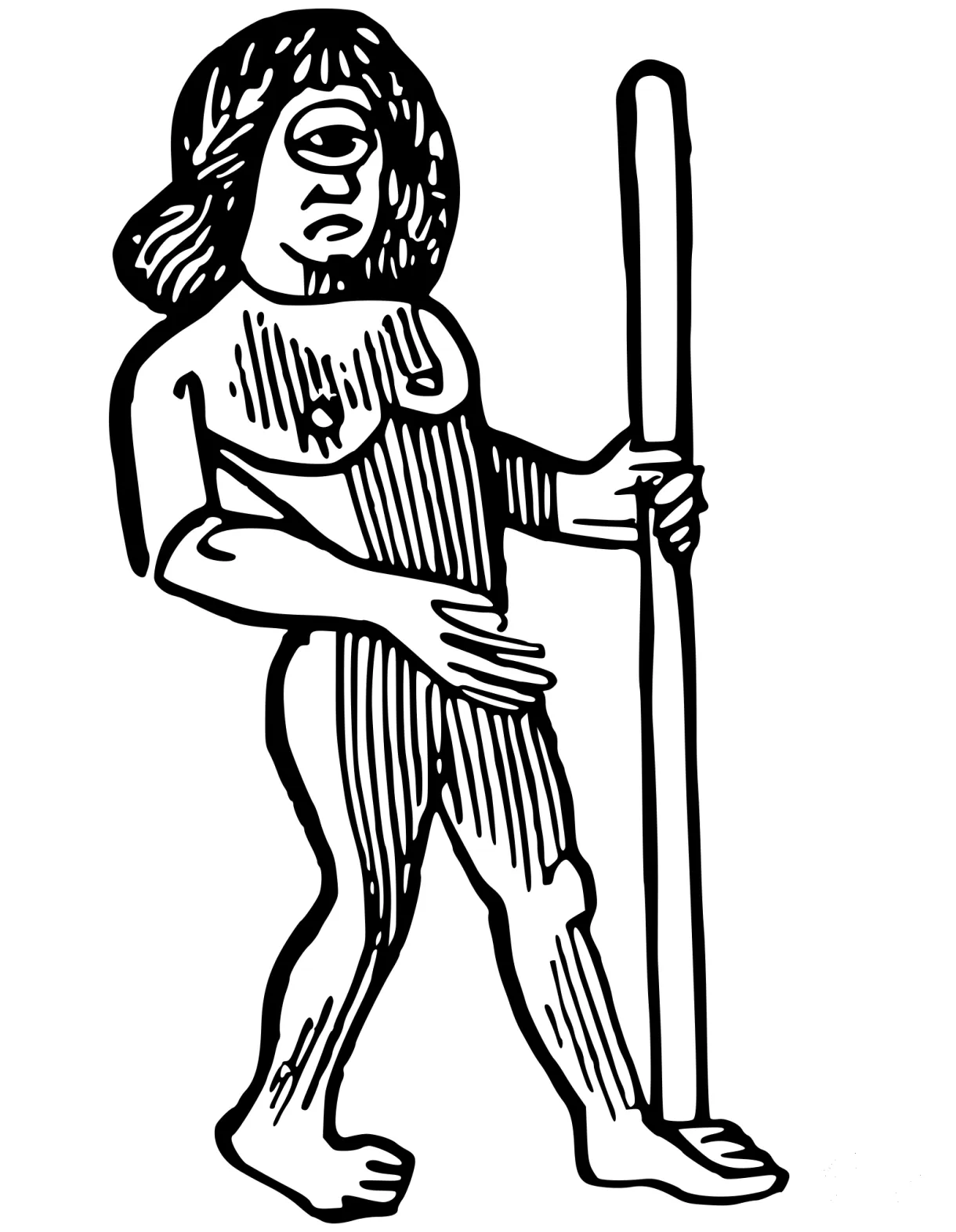 Cyclops coloring page - ColouringPages