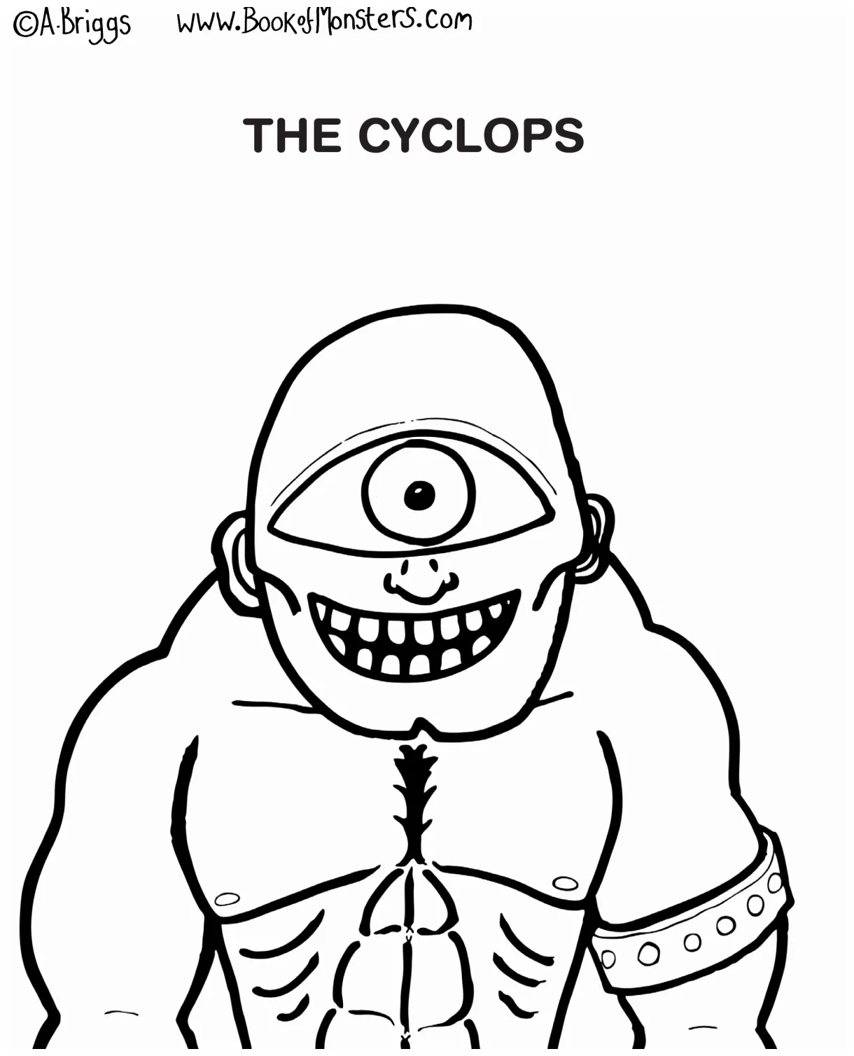 Cyclops Coloring Page at GetColorings.com | Free printable colorings