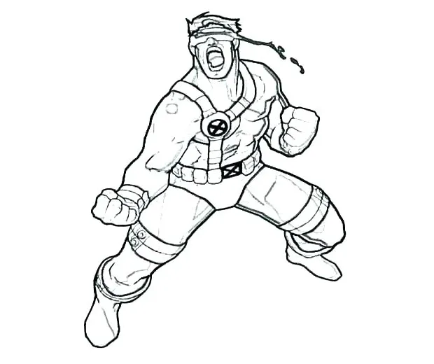 Cyclops Coloring Page at GetColorings.com | Free printable colorings