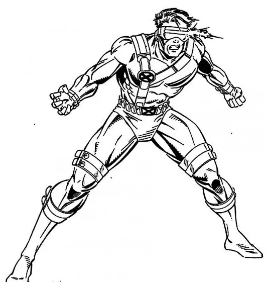 Cyclops Coloring Page at GetColorings.com | Free printable colorings