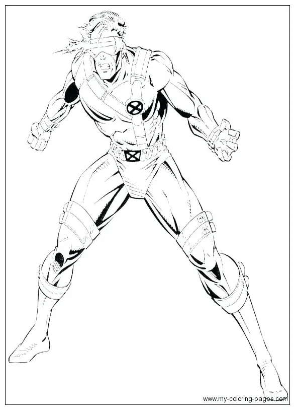 Cyclops Coloring Page at GetColorings.com | Free printable colorings