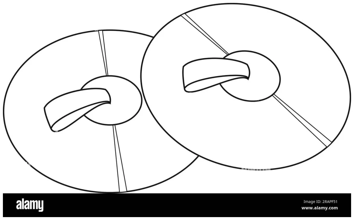 Cymbals coloring page cymbals free music icons