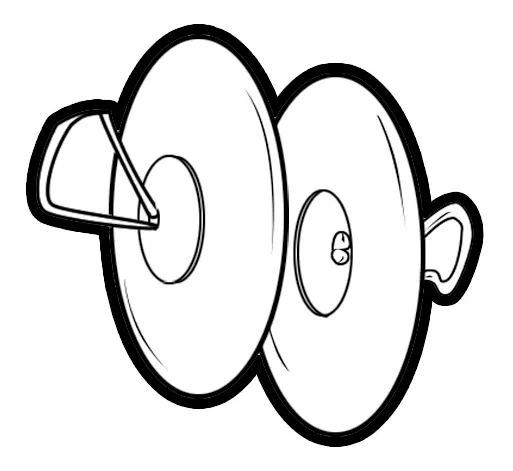 Cymbals coloring page coloring pages
